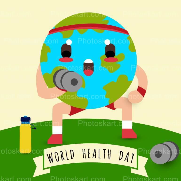 World Health Day Vector Stock Image