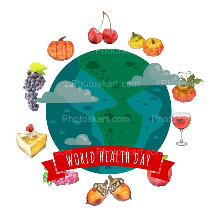 World Health Day Wishes Free Vector Image
