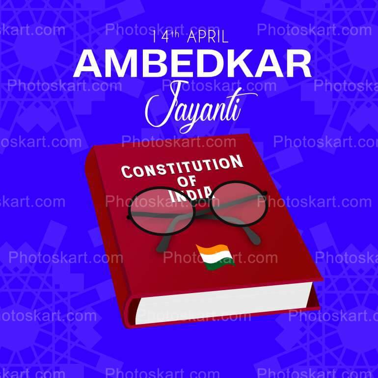 Ambedkar Jayanti Vector Design Stock Image