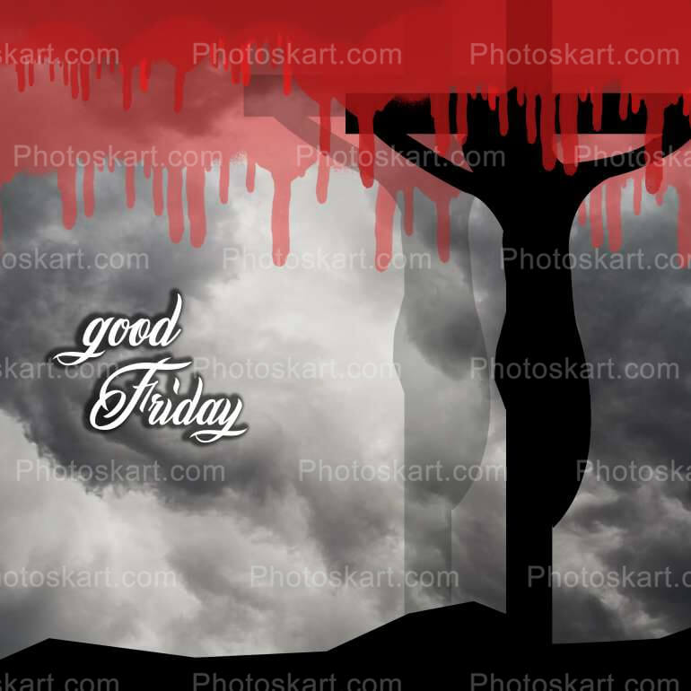Cross For Good Friday Vector Image