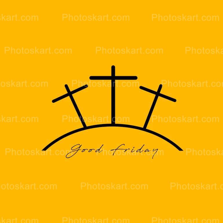 Good Friday Background Free Vector