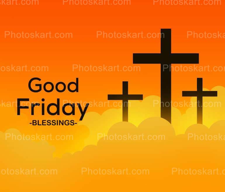 Good Friday Holy Peace Background Vector