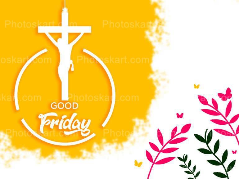 Good Friday Jesus On Cross Vector Image