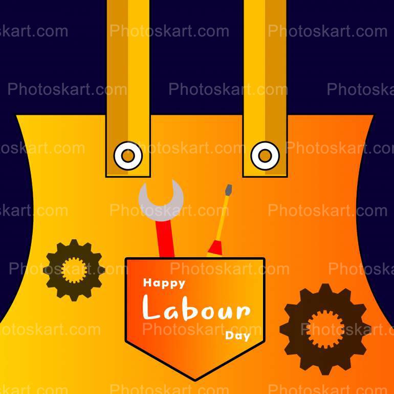 Happy Labour Day Free Vector Image