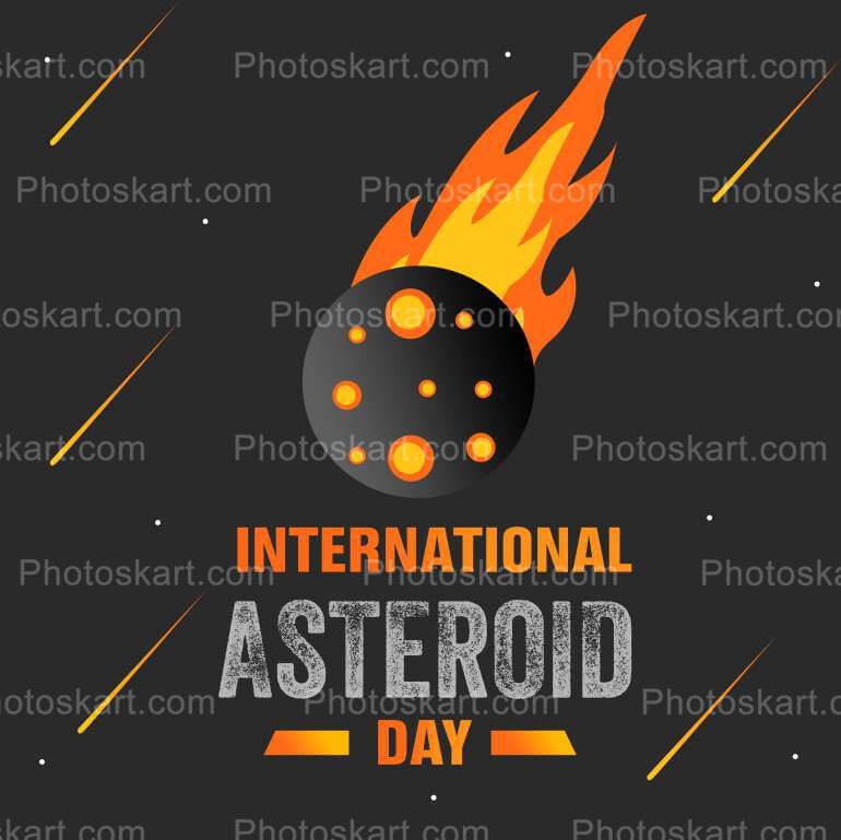 Asteroid Day Vector Art Graphics Free Images