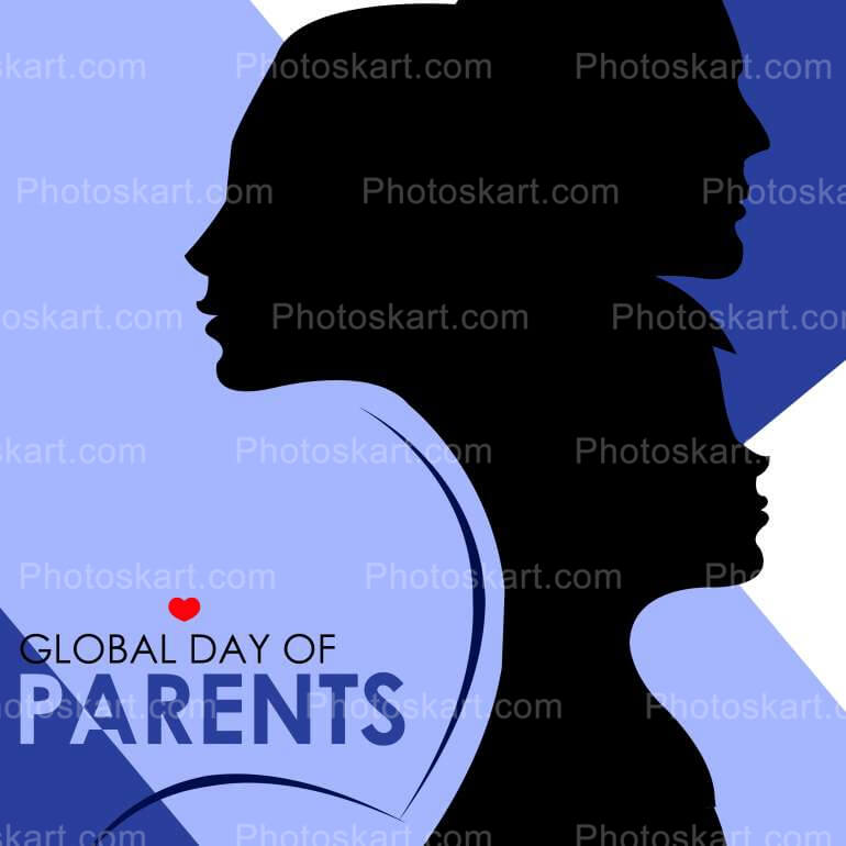Creative Global Day Of Parents Vector Image