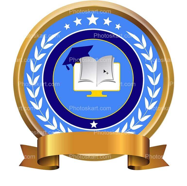 Education Round Logo Template Icon