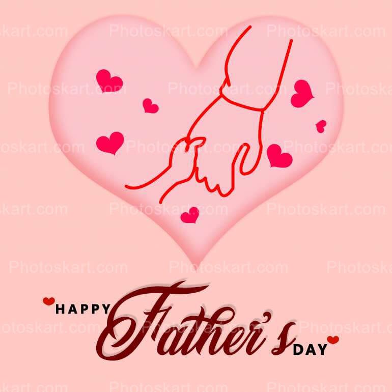 Father Day Celebration Vector Stock Image