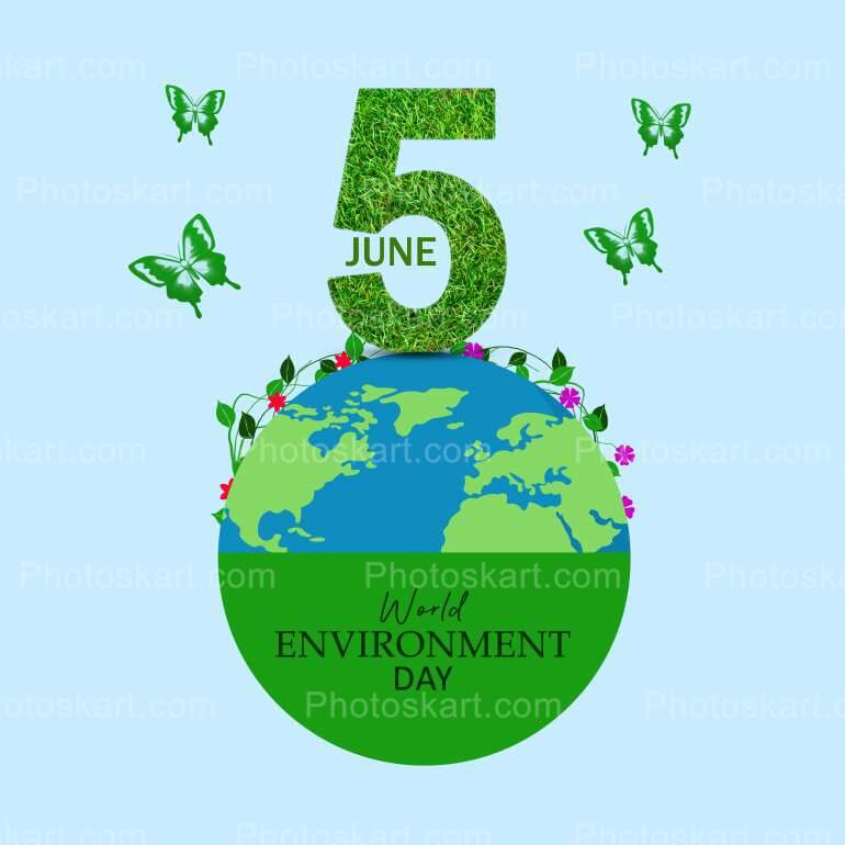 Free Enviroment Day Vector Wishing