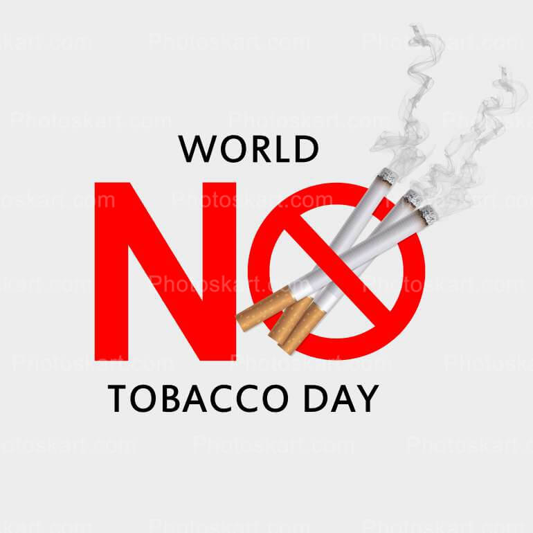 Free No Tobacco Day Stock Vector