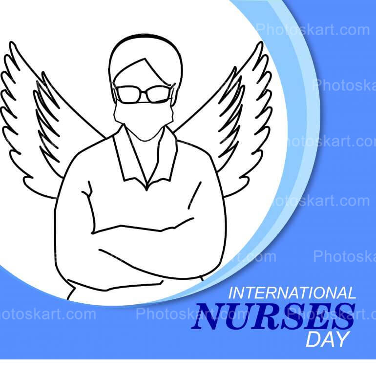 Free World Nurse Day Stock Vector Illustration