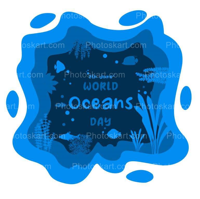 Free World Oceans Day Vector Download