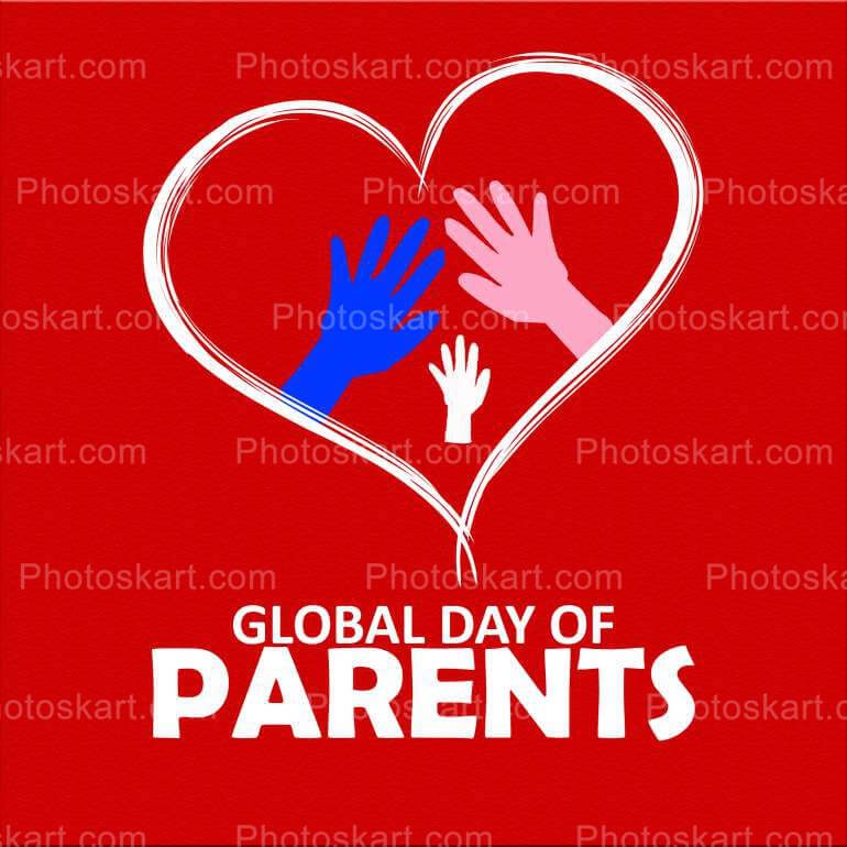 Global Day Of Parents Vector Background
