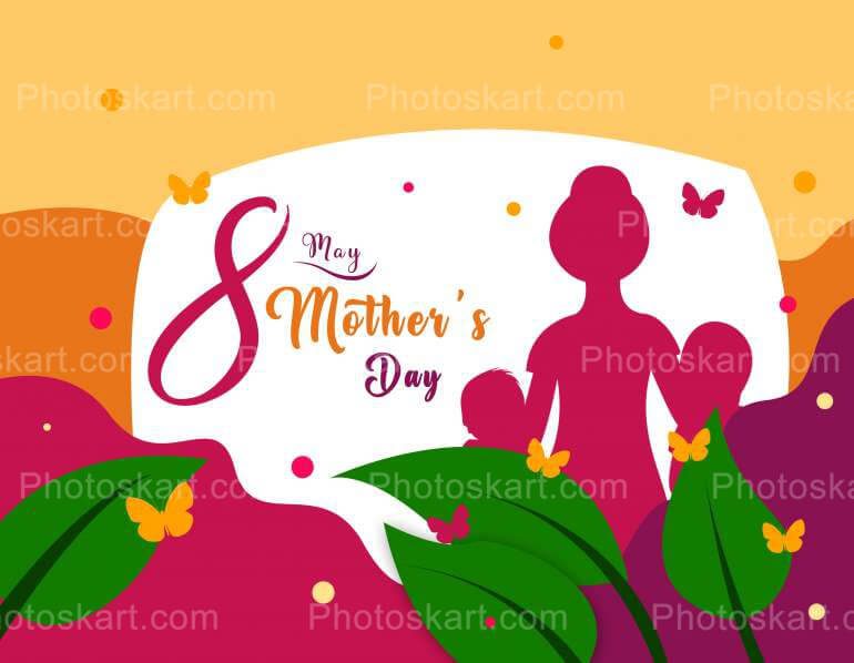 Happy Mothers Day Greeting Stock Image