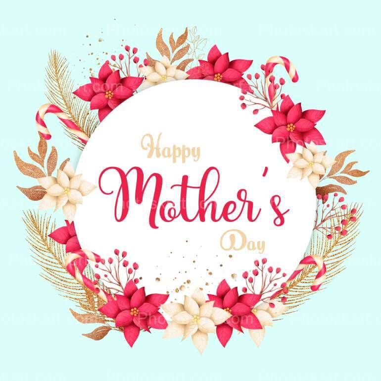 Happy Mothers Day Poster Stock Image
