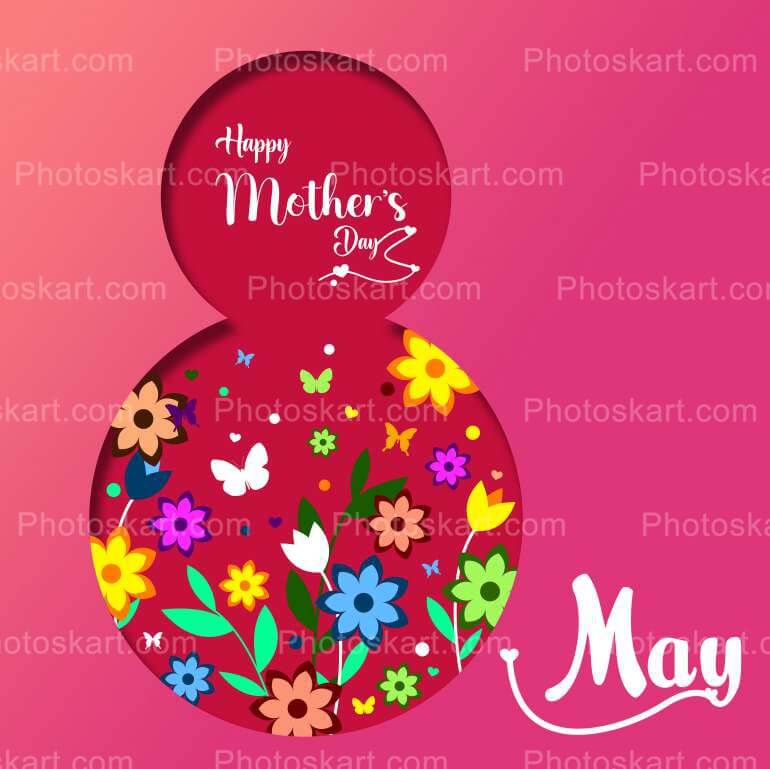 Mothers Day Wishing Stock Images