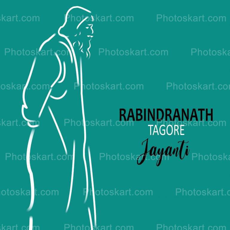 Rabindra Jayanti Vector Stock Images