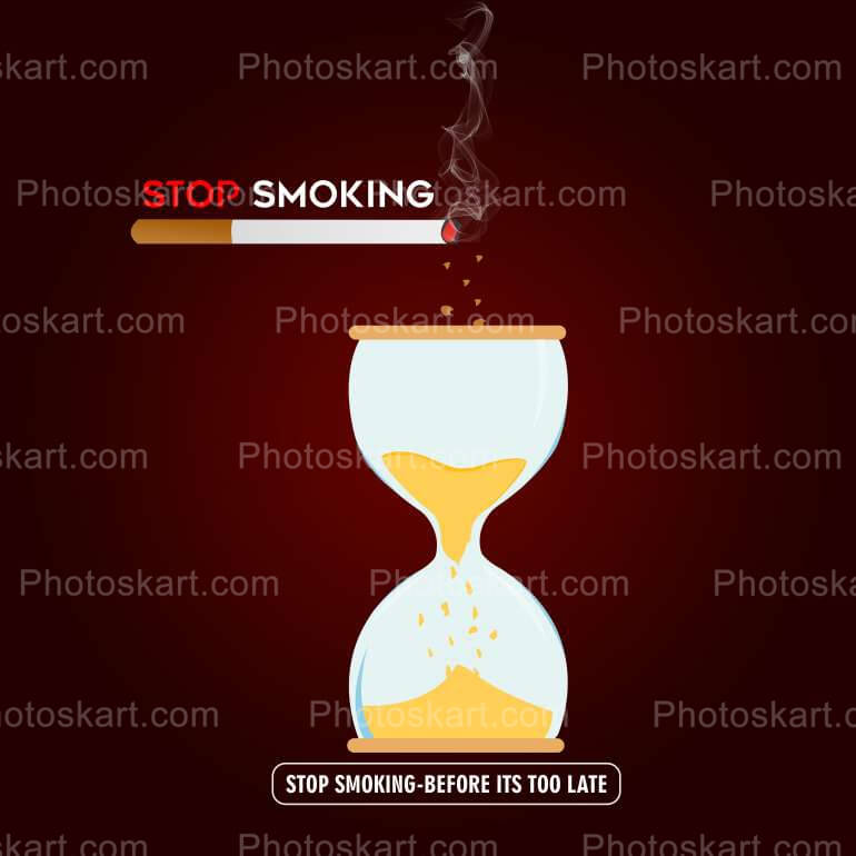 Stop Smoking Vector Design Free Download