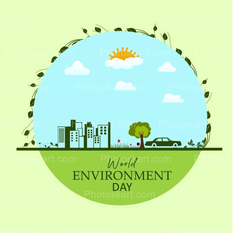 World Enviroment Day Free Illustration