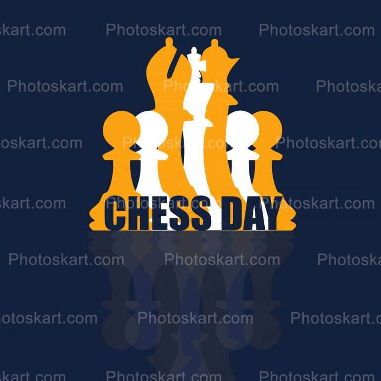 Chess Day Free Vector Clip Art