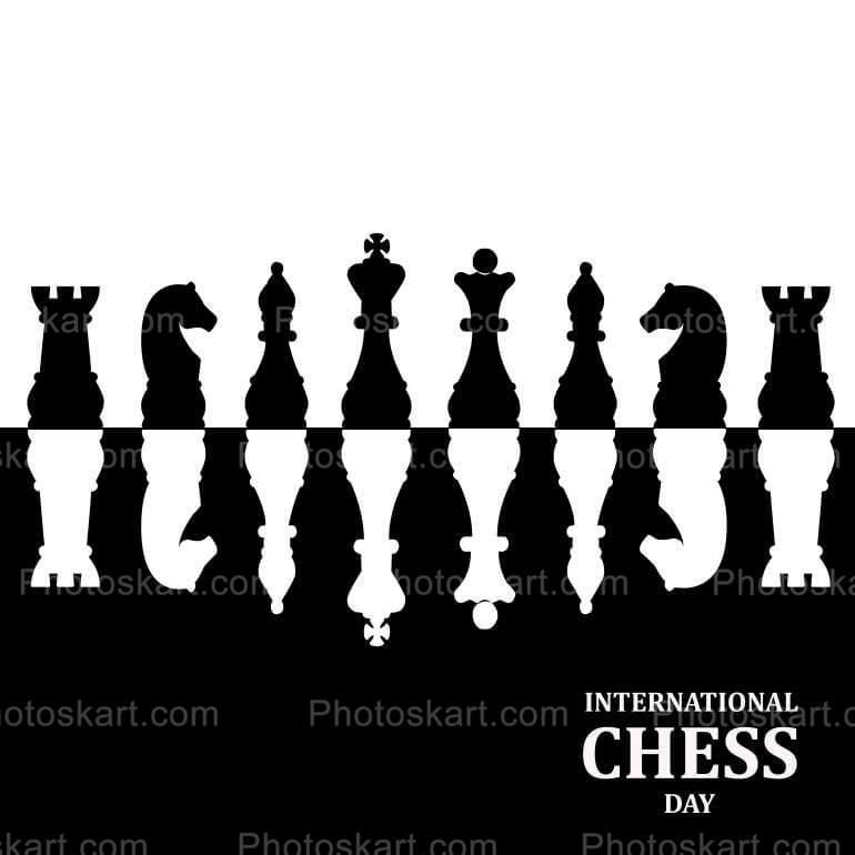 Chess Day Vector Banner Image