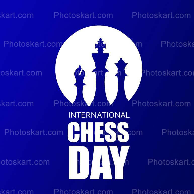 Chess Day Vector Design