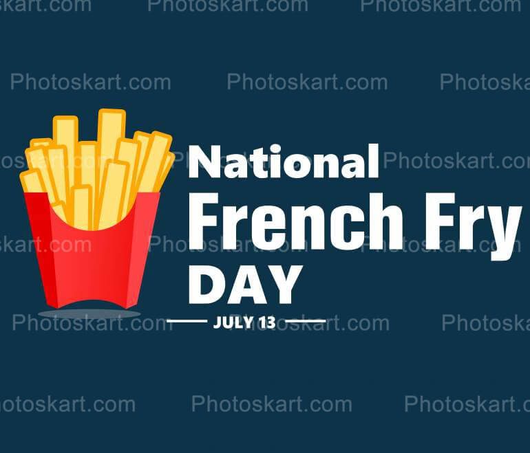 National French Fry Day Free Image