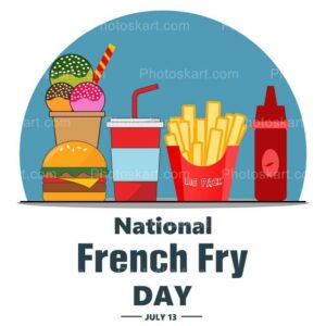 national-french-fry-food-day-vector-stock-image
