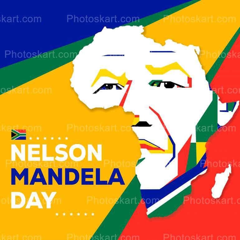 Nelson Mandela Day Vector Illustration