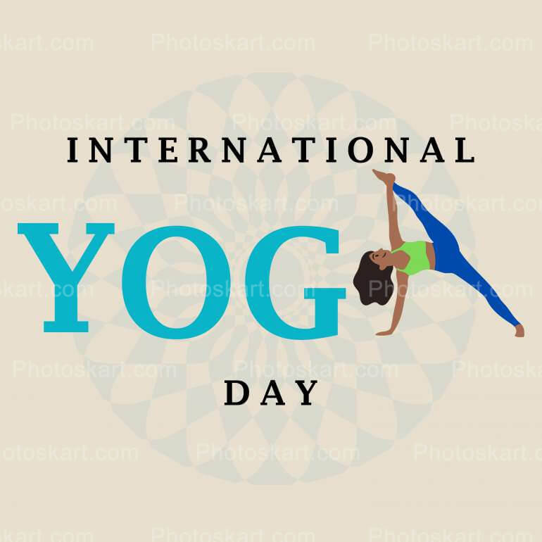 Yoga Day Vector Stock Photo