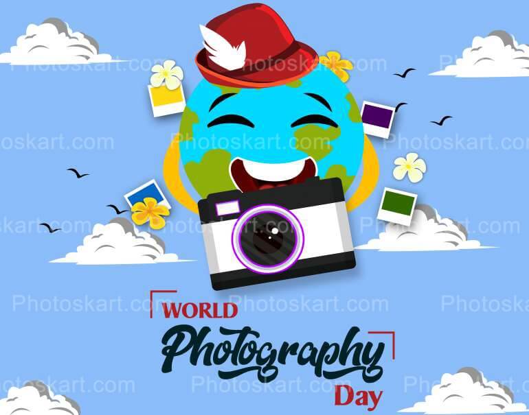 World Photography Day Vector Celebration
