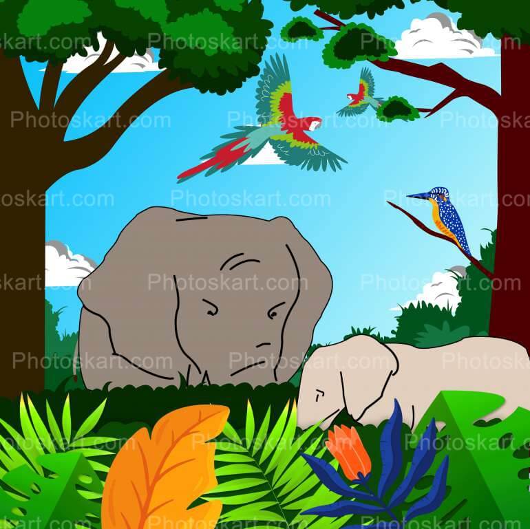 Concept World Elephant Day Stock Images