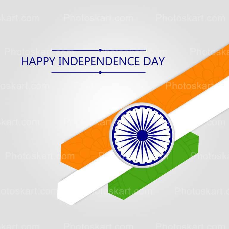Independence Day Wishing Vector