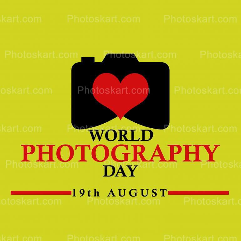 Photography Day Vector Art Image