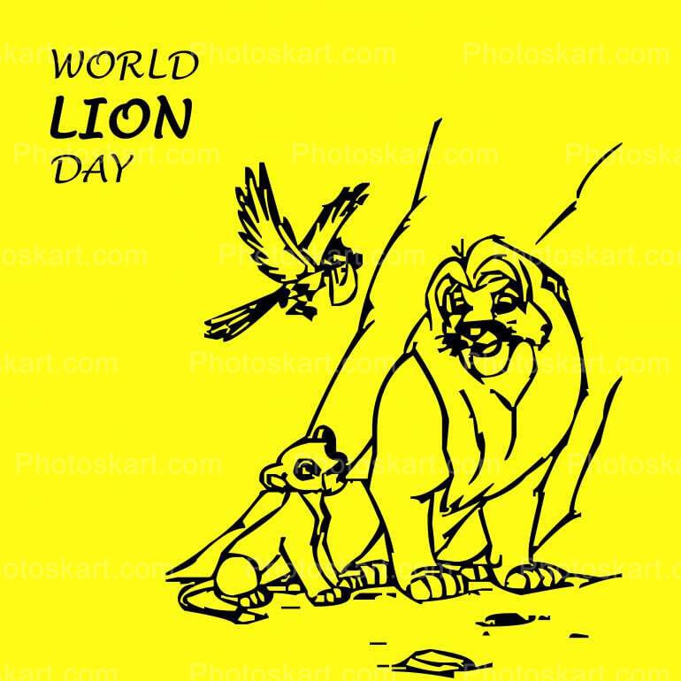 World Lion Day Free Image