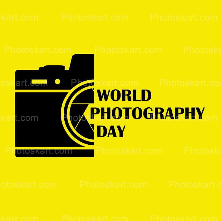 World Photography Day Wishes Free Vector