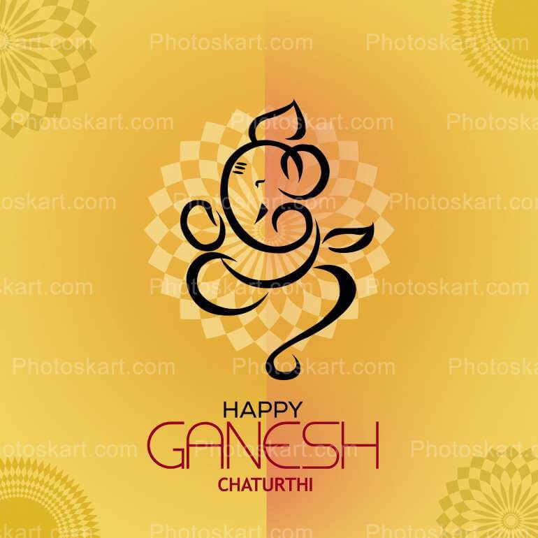 Beautiful Ganesh Chaturthi Art Free Download