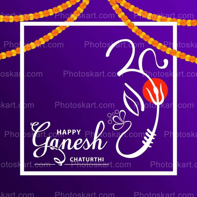 Beautiful Ganesh Chaturthi Wishing Free Download