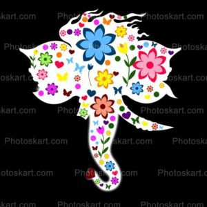beautiful-ganesha-face-with-flower-png-vector