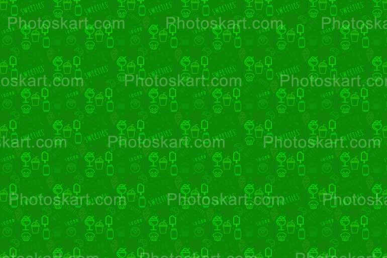 Creative Green Background With Pattern