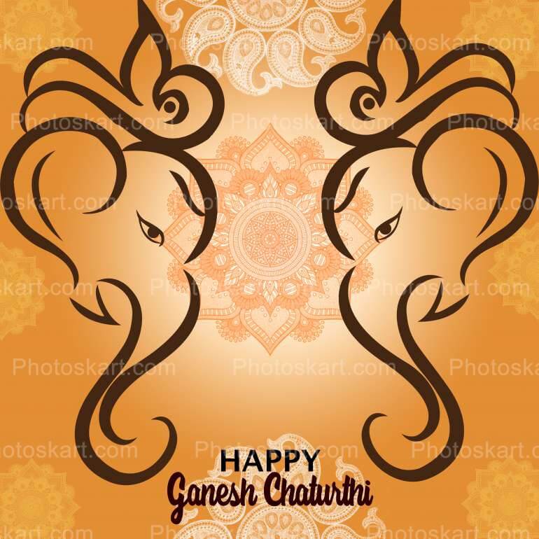 Free Ganesh Chaturthi Vector Design