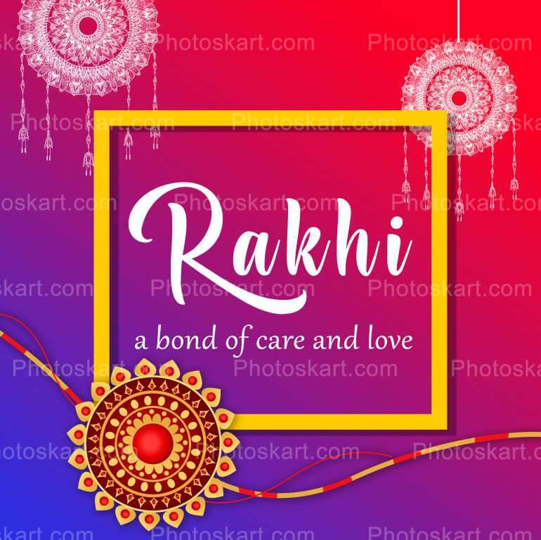 Free Raksha Bandhan Wishing With Colorful Background Free