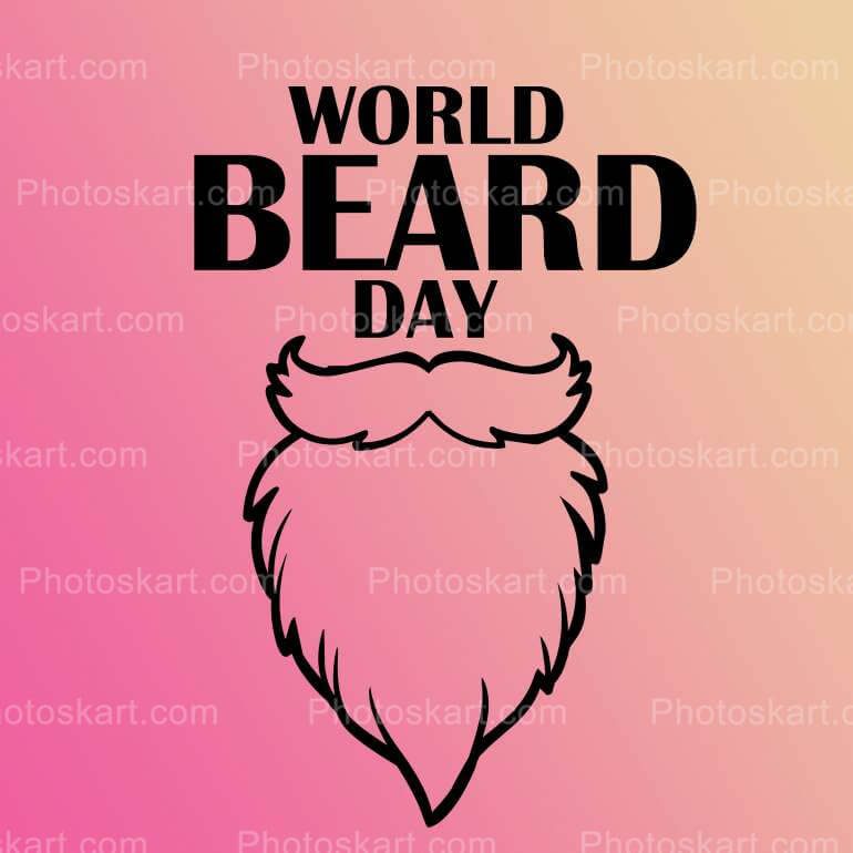 Free World Beard Day Stock Vector