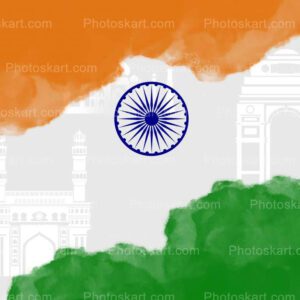 indian flag vector free background