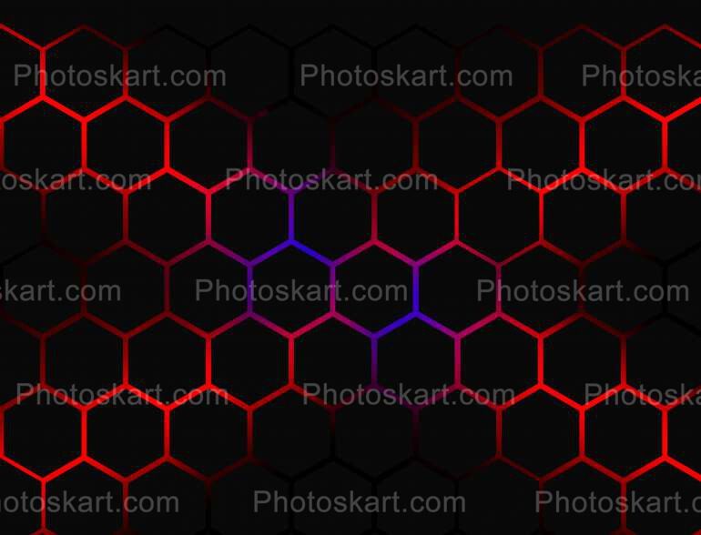 Red Honeycomb Free Background Stock Image