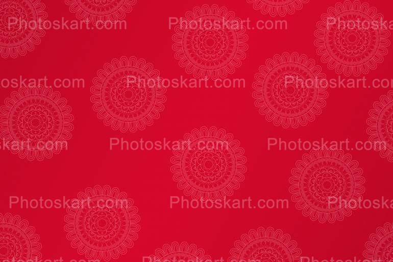 Royalty Free Red Background With Mandala