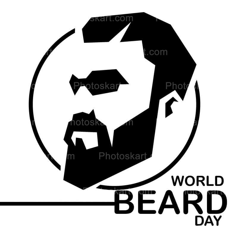 World Beard Day Royalty Free Vector