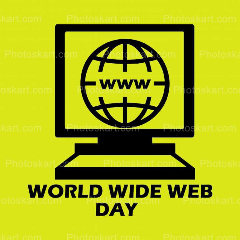 World Web Wide Day Stock Image