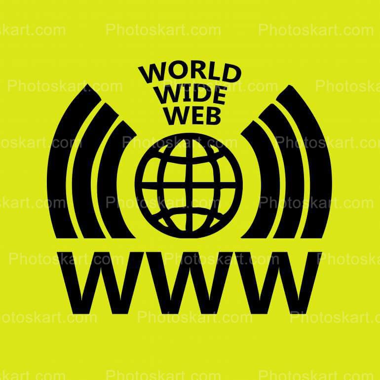 World Web Wide Web Vector Image