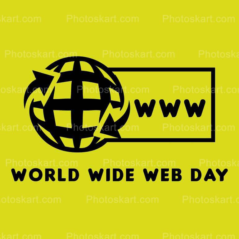 World Wide Web Day Vector Design